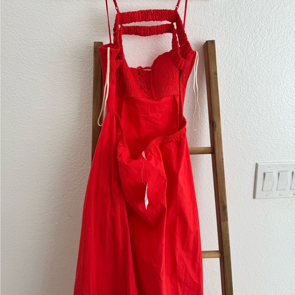 Free People Fifi Dress in Red - Picture 8 of 8